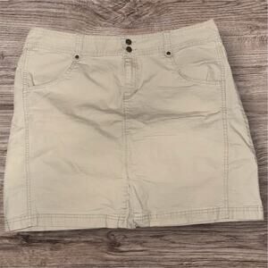 Columbia Women’s Khaki Midi Skirt Y2K Sz 16